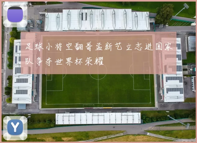足球小将空翻哥孟新艺立志进国家队争夺世界杯荣耀